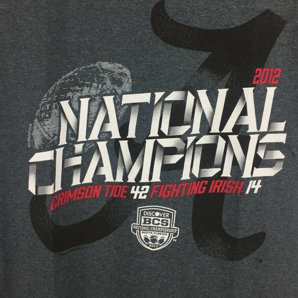 Alabama Crimson Tide T-Shirt 2012 Champions Tee - Picture 1 of 6